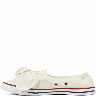 Converse Chuck Taylor All Star Knot Brushed Twill Low Tops Womens - Beige/Dark Red/Navy Shoes (123ACUNY)